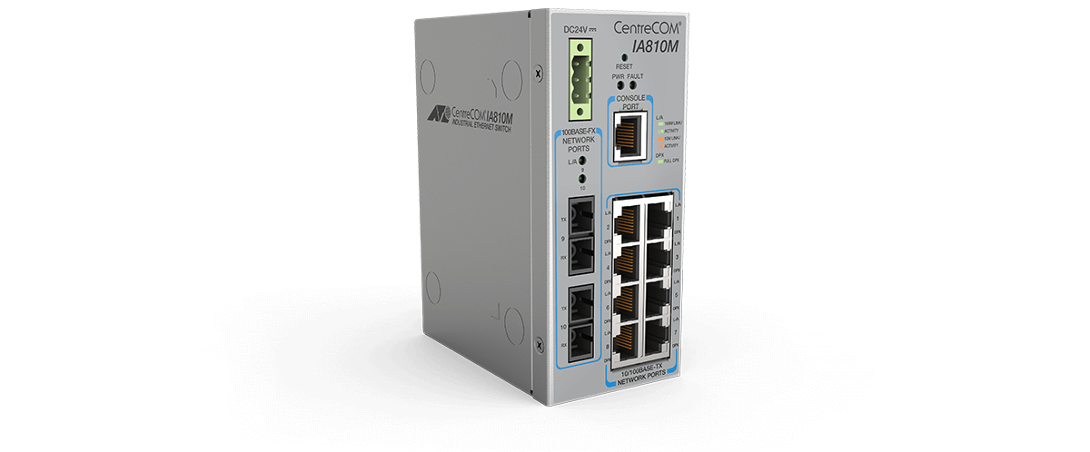 Allied Telesis AT-IA810M-80 Managed L2 Fast Ethernet (10/100) Grey