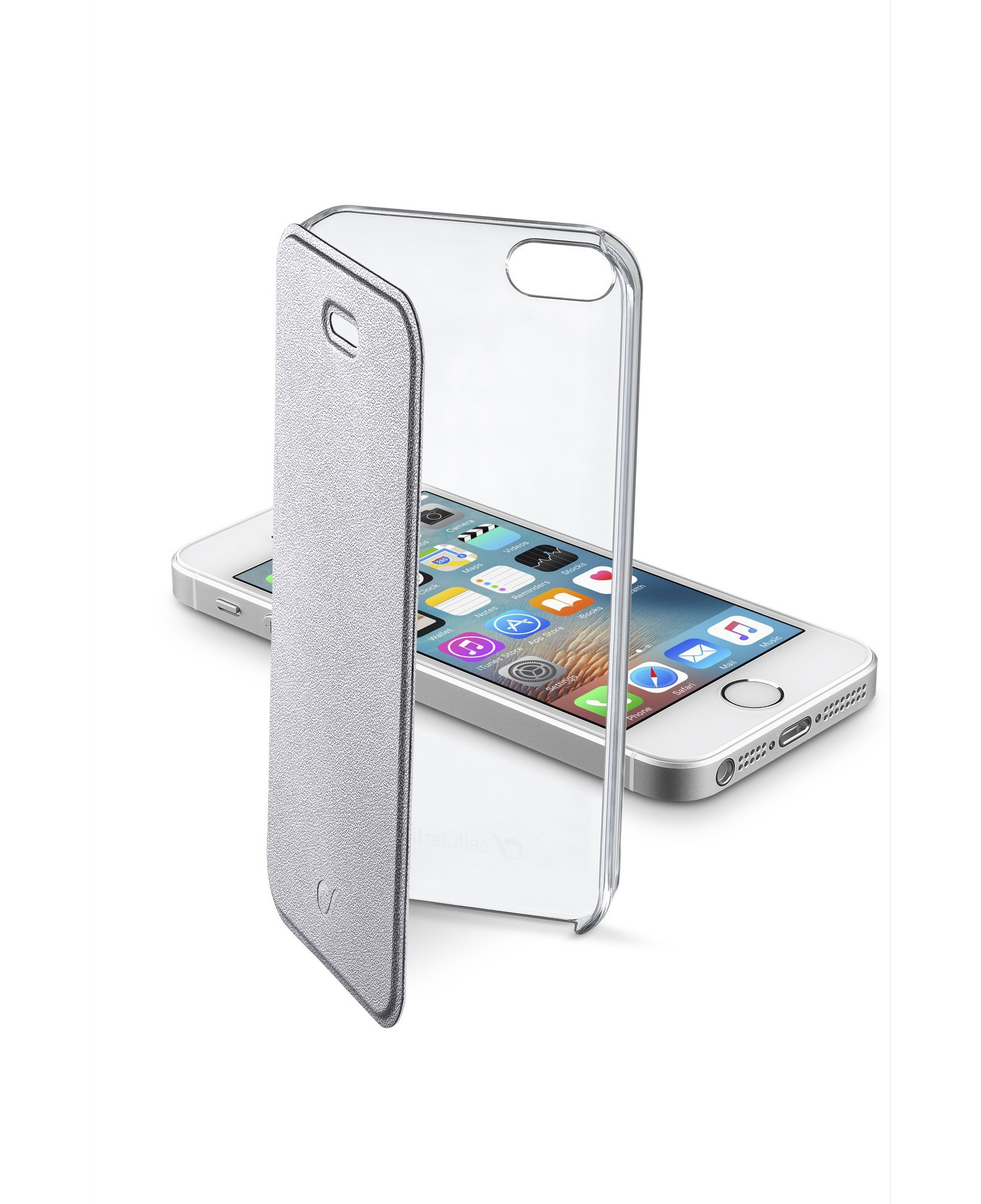 Cellularline Clear Book - iPhone SE/5S/5