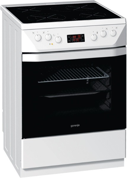 Gorenje EC67544BW cooker Freestanding cooker Electric Ceramic hob White