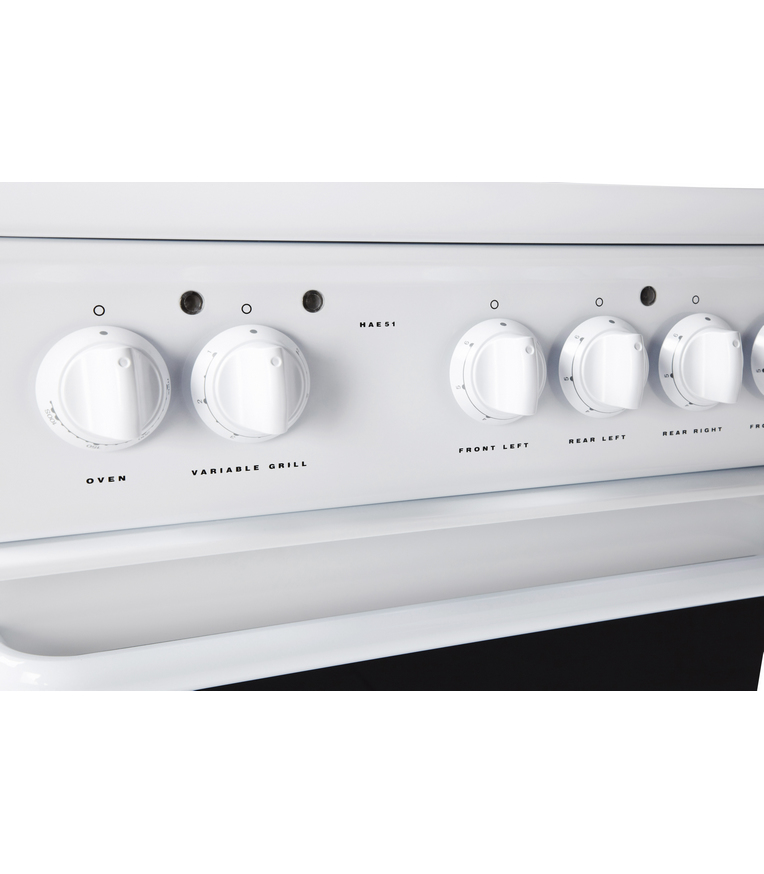 Hotpoint HAE51PS cooker Freestanding cooker Electric Ceramic hob White – image 4