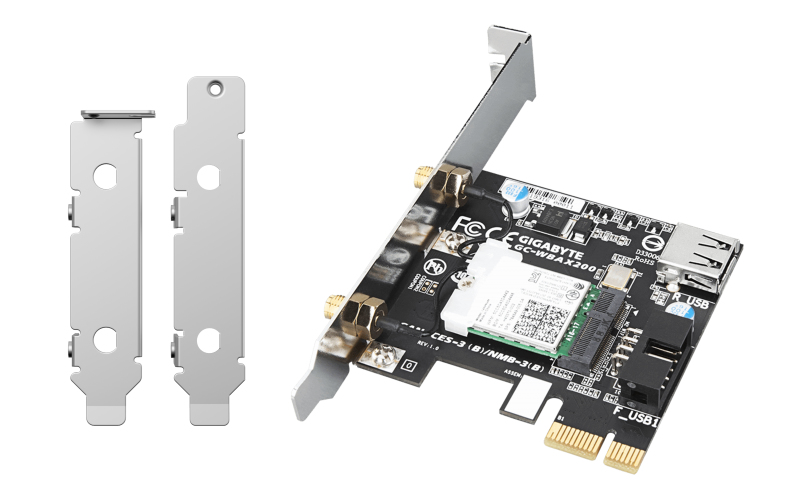 QNAP QXP-W6-AX200 network card WLAN / Bluetooth 2400 Mbit/s – image 3
