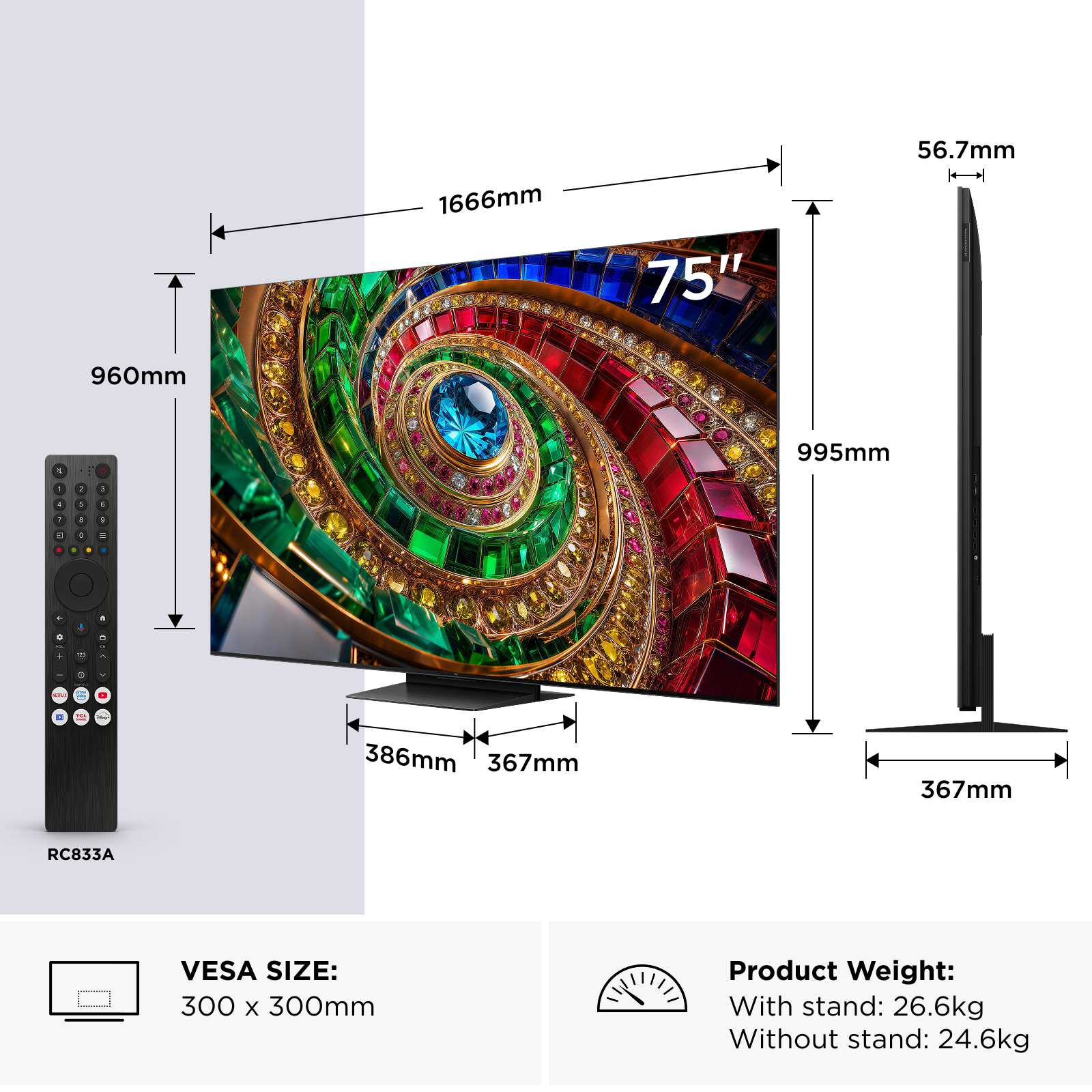 TCL 75Q7D-UK TV 190.5 cm (75") 4K Ultra HD Smart TV Wi-Fi – image 2