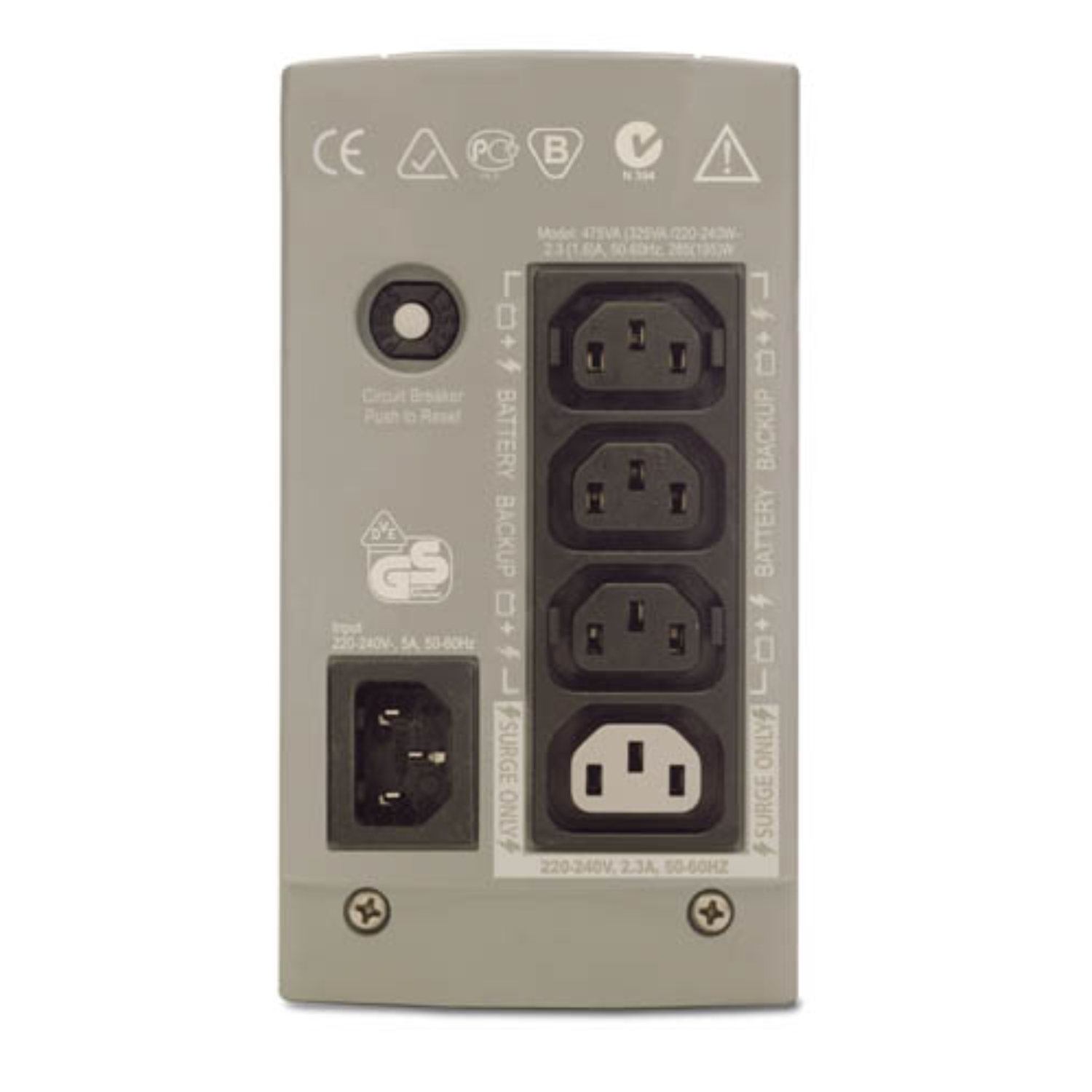 APC BK500CI uninterruptible power supply (UPS) Standby (Offline) 0.5 kVA – image 5