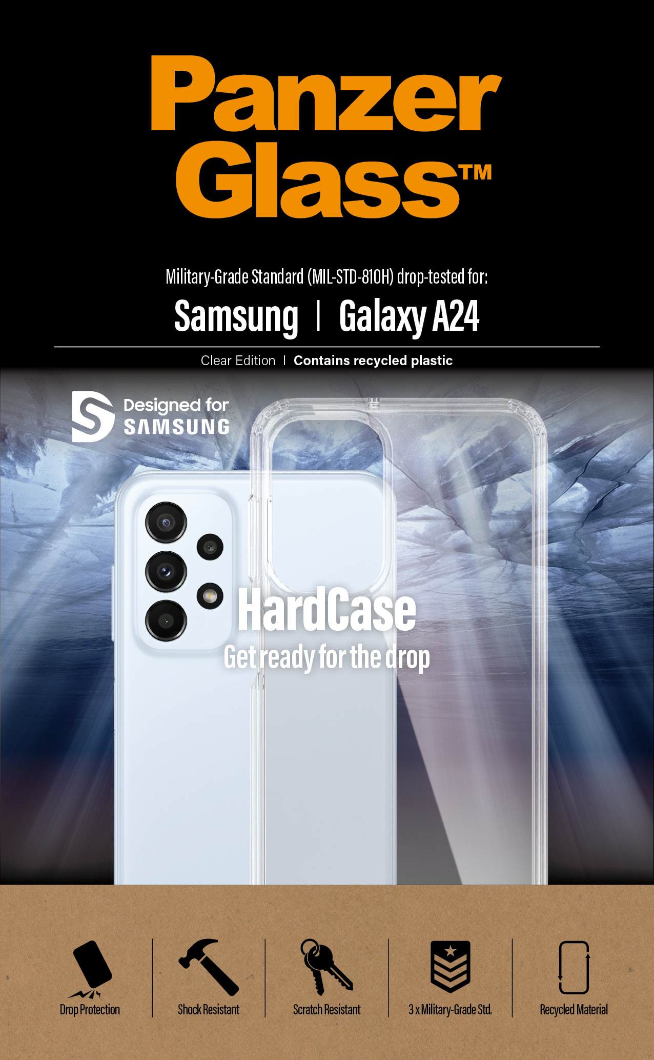 PanzerGlass® HardCase Transparent Samsung Galaxy A24 – image 9
