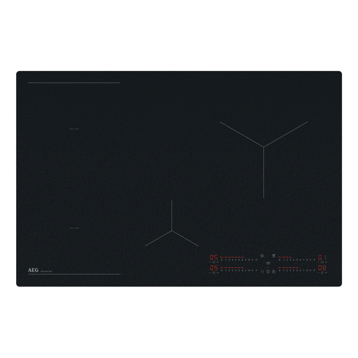 AEG PI7000S80 Black Built-in