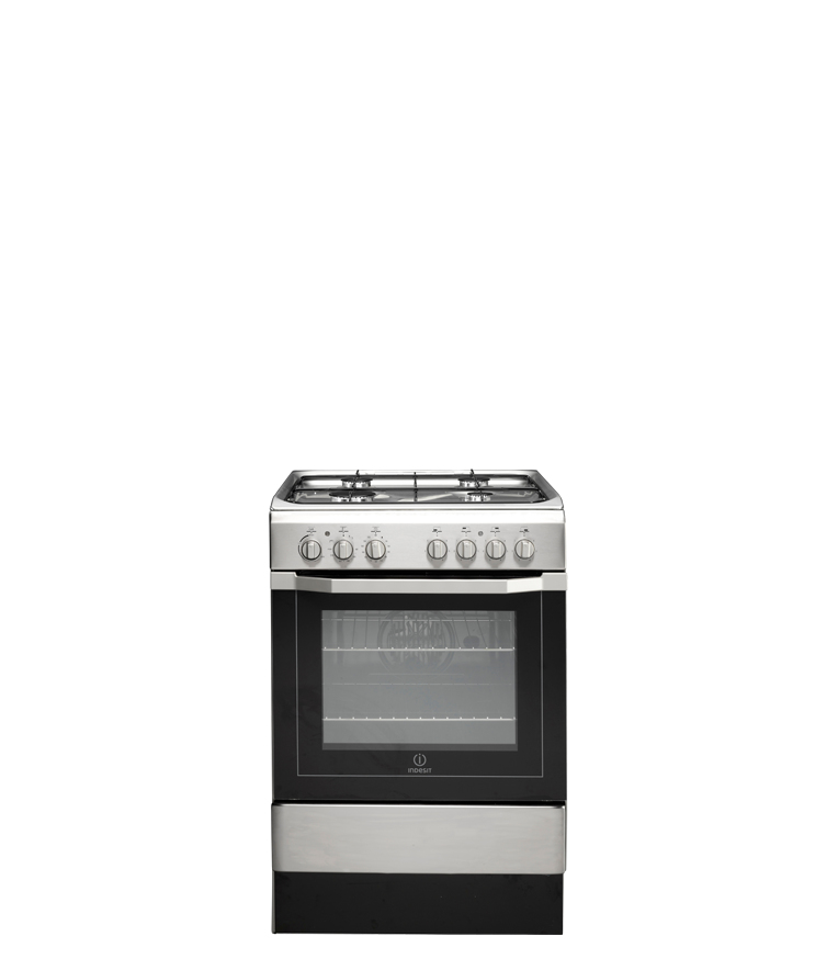 Indesit I6G52XUK Freestanding cooker Electric Gas Stainless steel