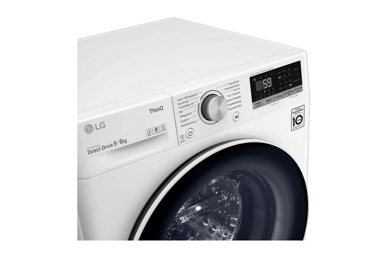 LG V5WD96TW0 washer dryer Freestanding Front-load White – image 7