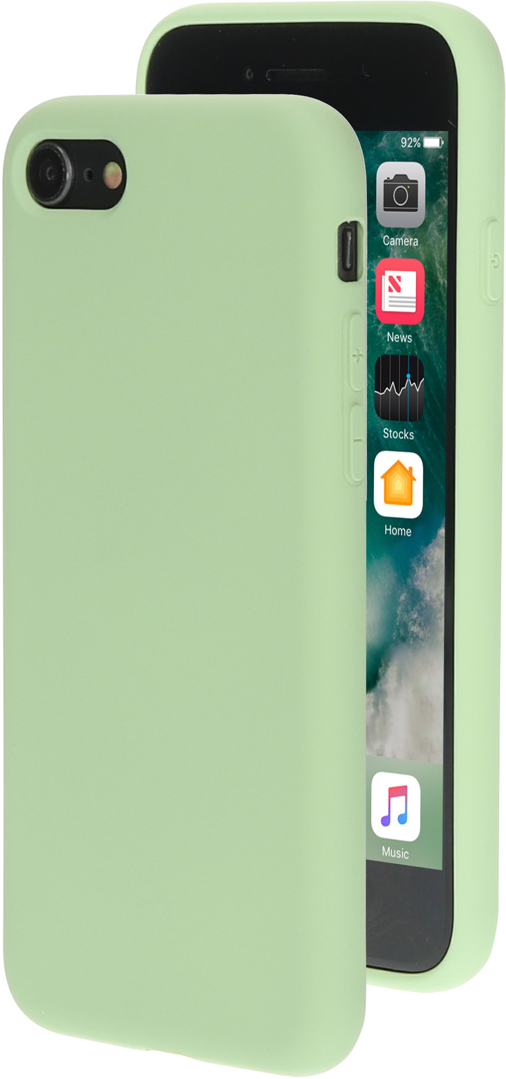 Mobiparts Silicone Cover Apple iPhone 7/8/SE (2020/2022) Pistache Green