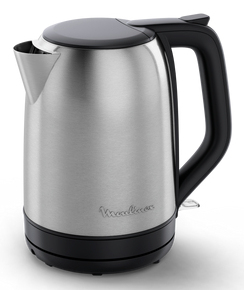 Hervidor de agua - Moulinex Subito 5 BY5S0D, 2400W, 1.7l, Diseño compacto, Filtro extraíble, Indicador una taza, Inox