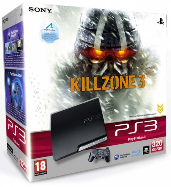 Sony Interactive Entertainment 320GB Playstation 3 Slim + Killzone 3