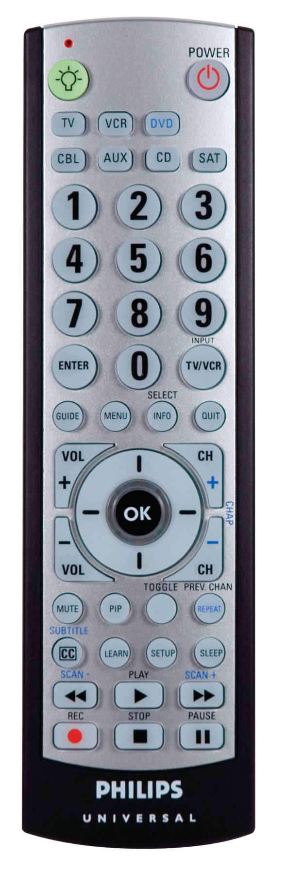 Philips SRU4007 Big button Universal remote control