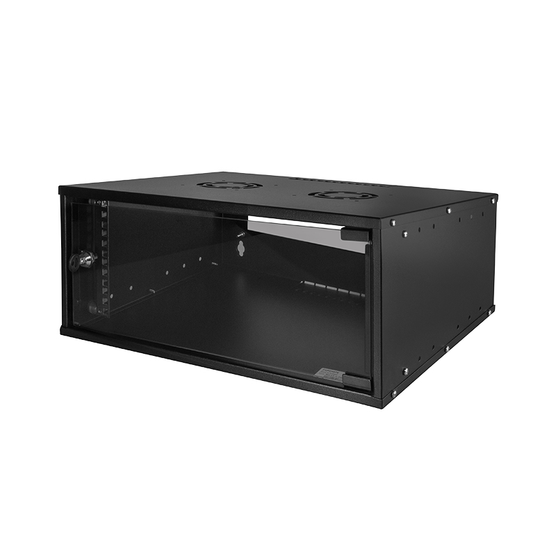 LogiLink W04C55B rack cabinet 4U Wall mounted rack Black – image 1