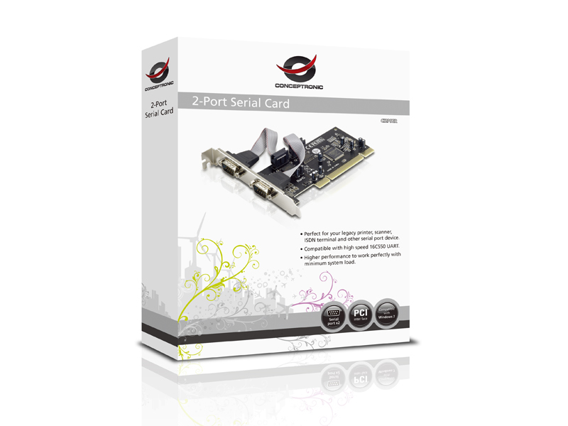 Conceptronic PCI Card 2-Port Serial – image 5