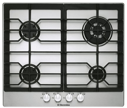 Electrolux EHG6835X hob Stainless steel Built-in Gas 4 zone(s)