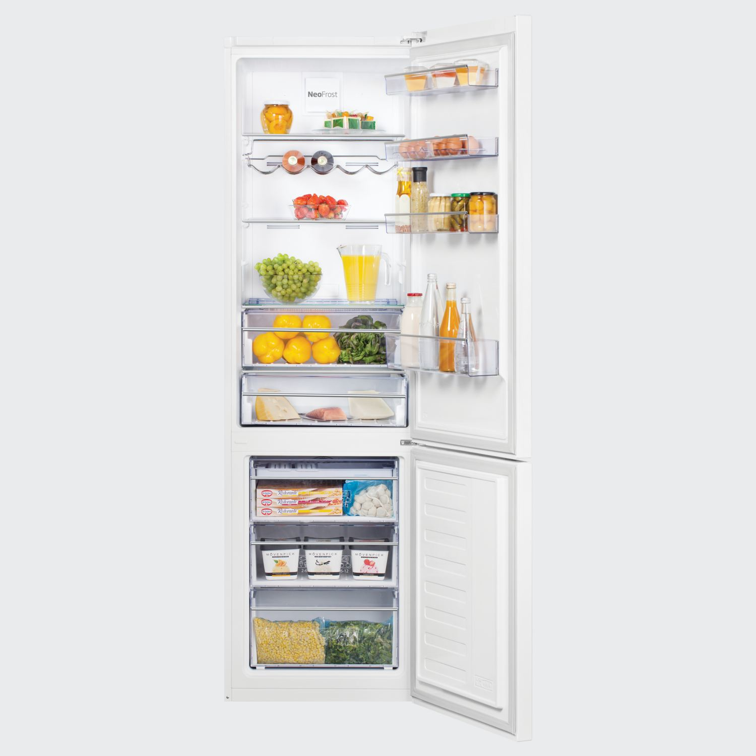 Beko CNA400EC0ZW fridge-freezer Freestanding White – image 2