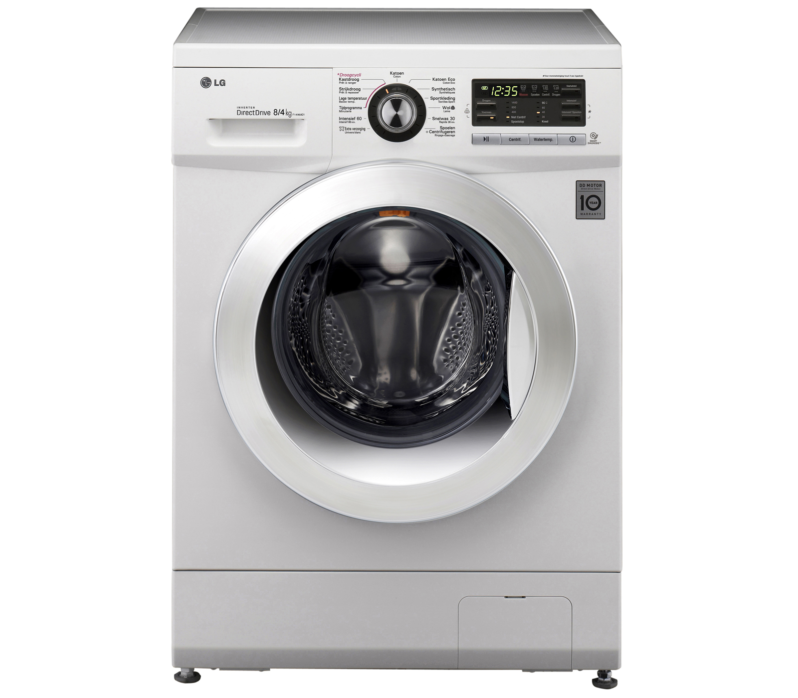 LG F1496AD1 washer dryer Freestanding Front-load White