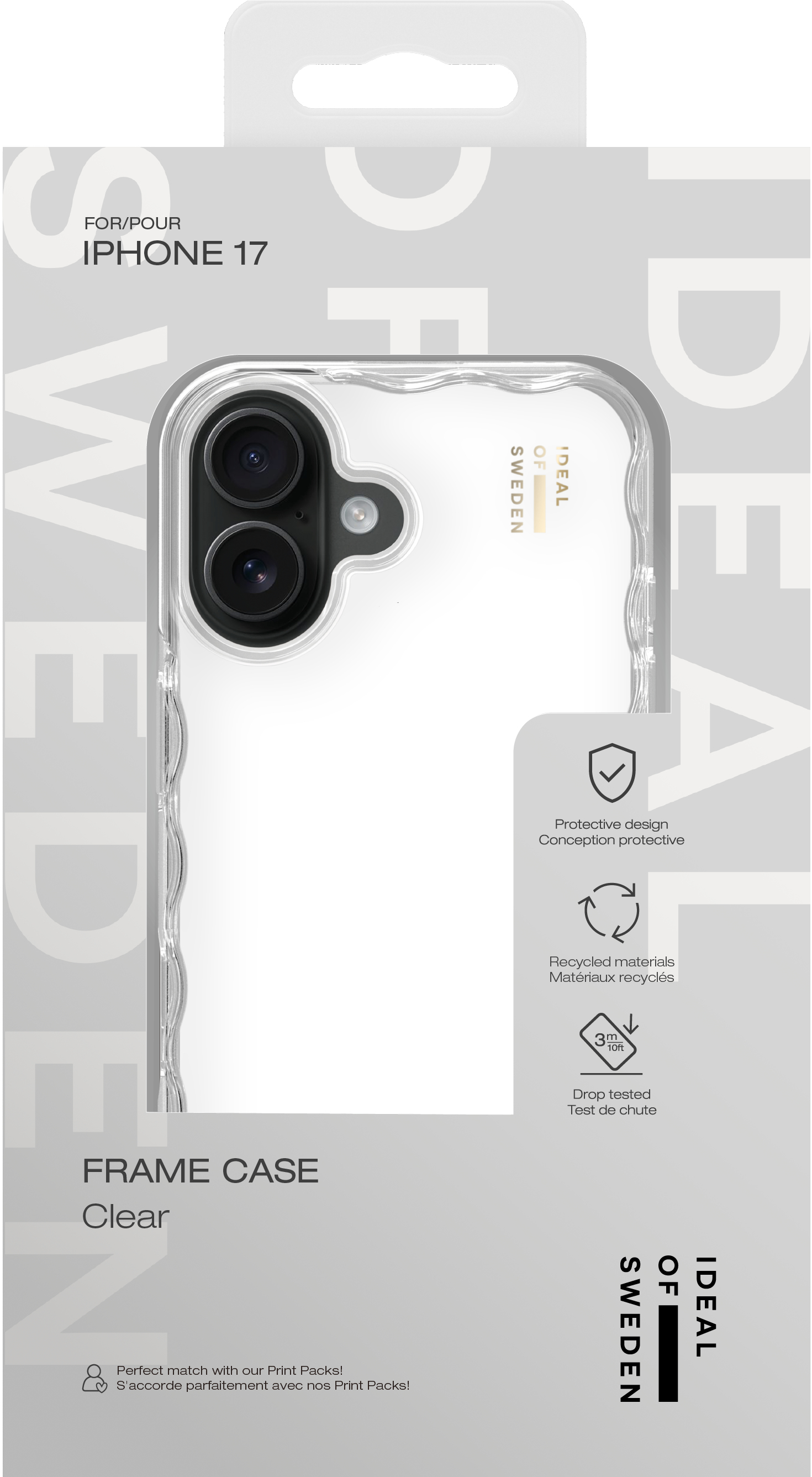 iDeal of Sweden Frame Case iPhone 17 Clear – image 3