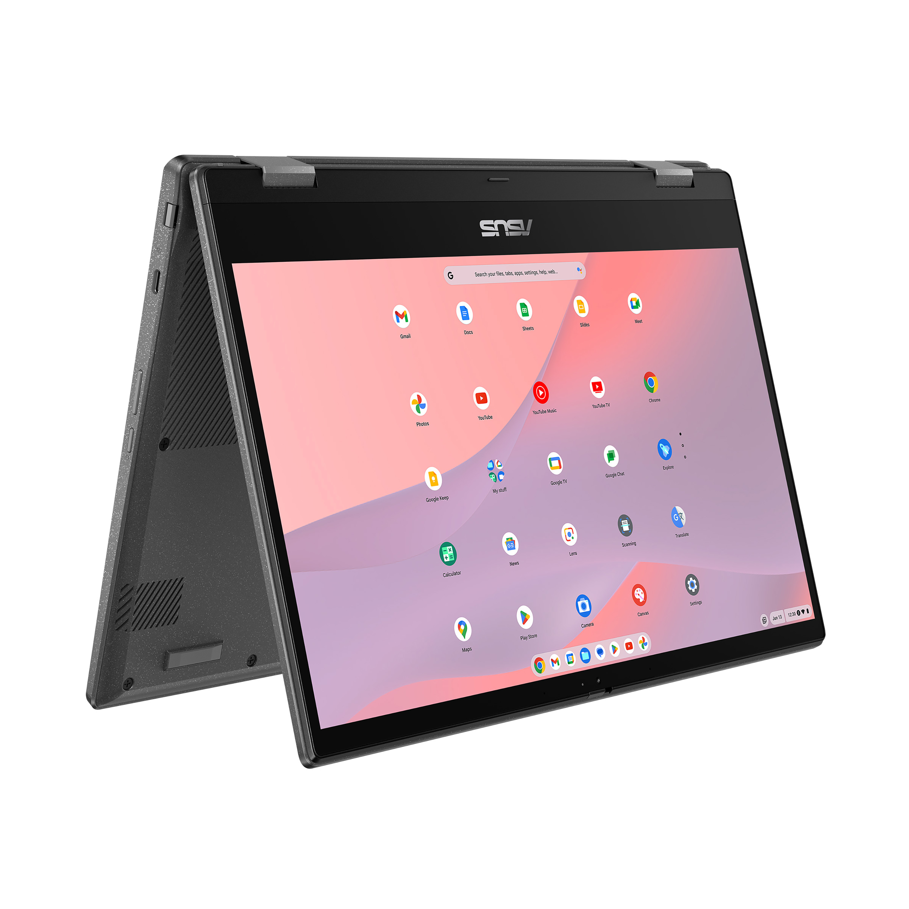 ASUS Chromebook CM14 Flip CL1402FM2A-EC0209 - Flip design - Kompanio 520 - Chrome OS - Mali-G52 2EE MC2 - 8 GB RAM - 128 GB eMMC - 14" touchscreen 1920 x 1080 (Full HD) - Wi-Fi 6, Bluetooth - gravity grey