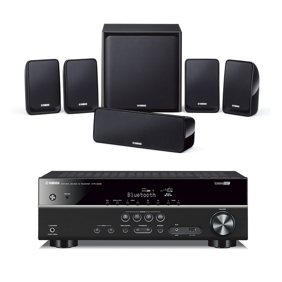 Yamaha YHT-2920 home cinema system 5.1 channels
