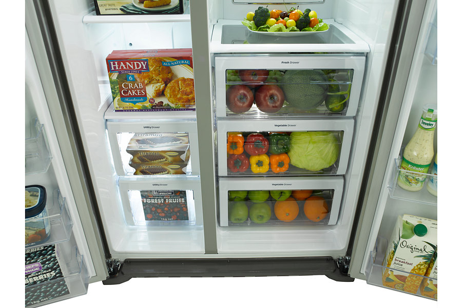 Samsung RS61782GDSL side-by-side refrigerator Freestanding – image 8