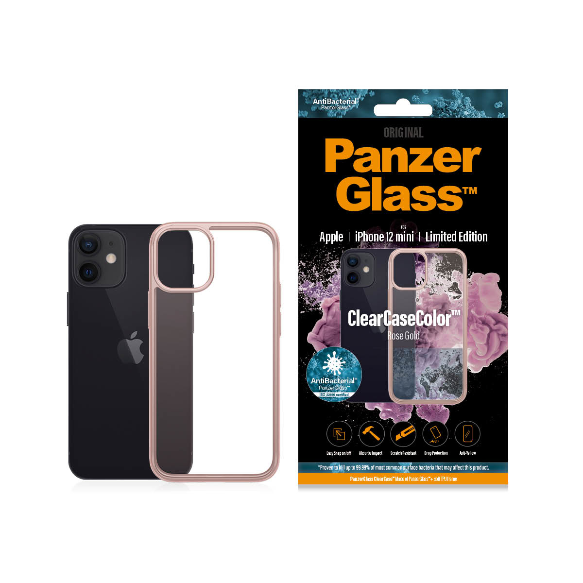 PanzerGlass ® ClearCaseColor™ iPhone 12 mini - Rose Gold Limited Edition – image 4