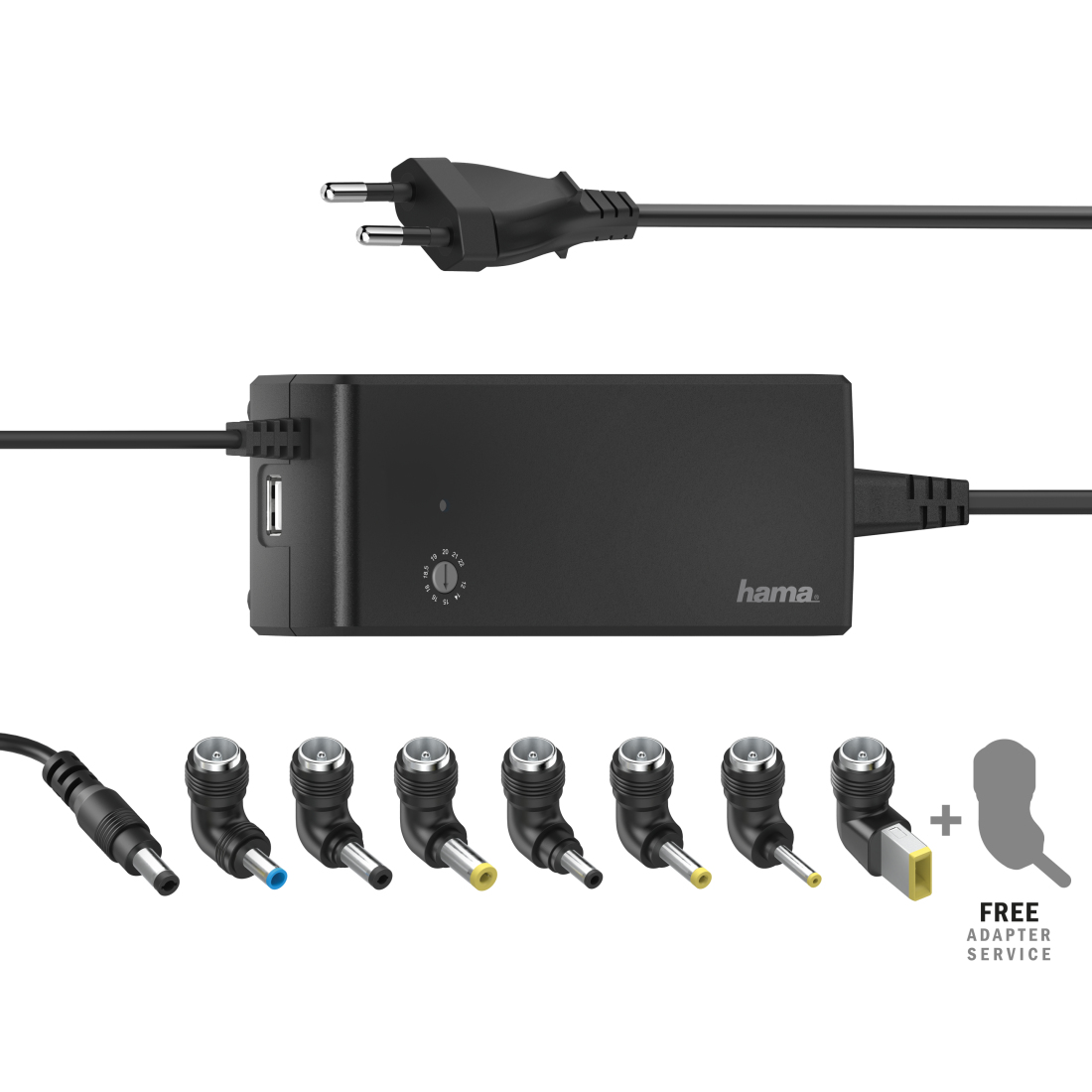 Hama 00200004 mobile device charger Laptop Black AC Indoor – image 1
