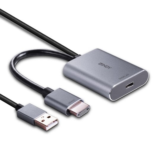 Lindy HDMI to USB Type C Converter with USB Power – image 5