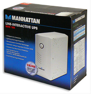 Manhattan 172448 uninterruptible power supply (UPS) 0.8 kVA 4 AC outlet(s) – image 2