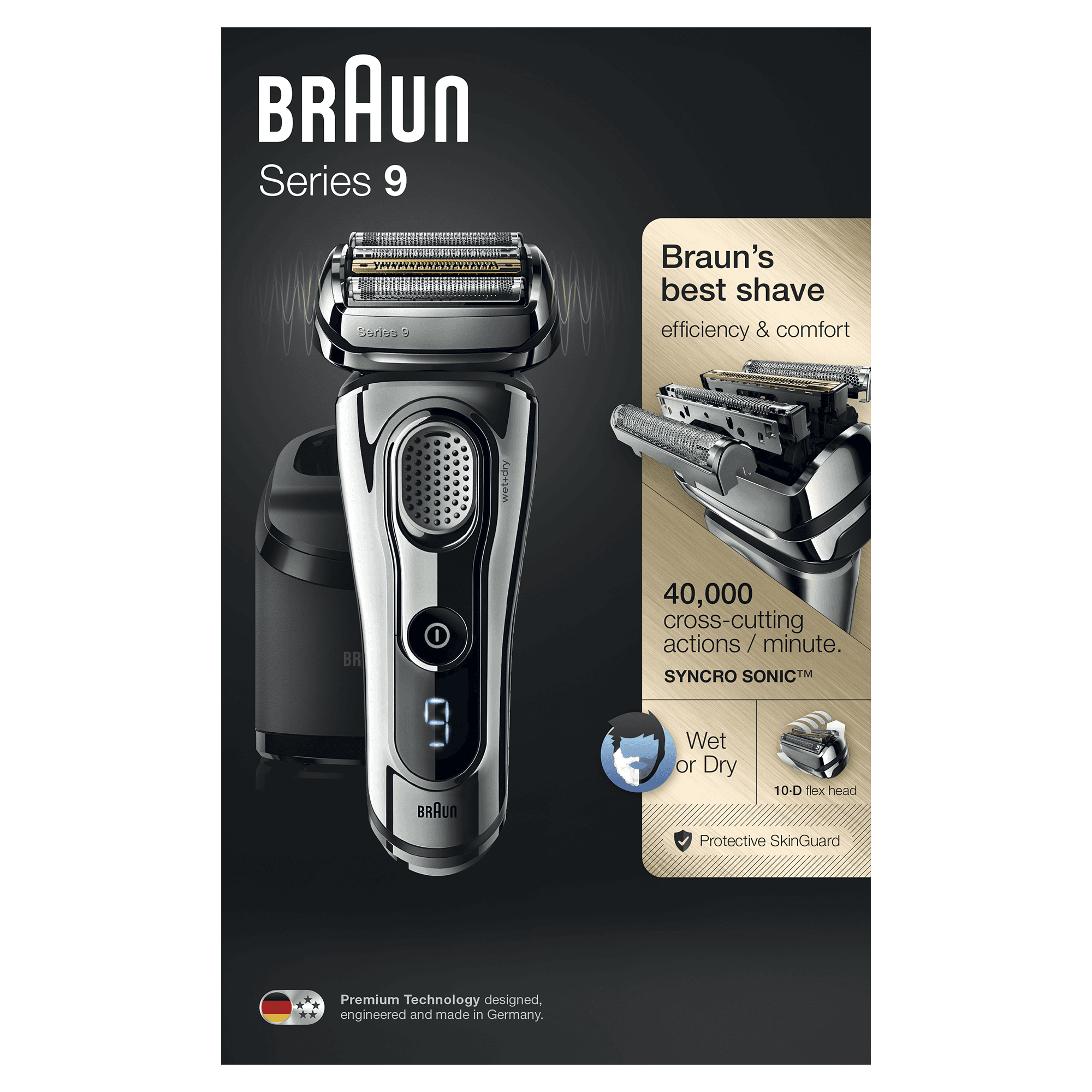 Braun 81579985 men's shaver Foil shaver Trimmer Chrome – image 4