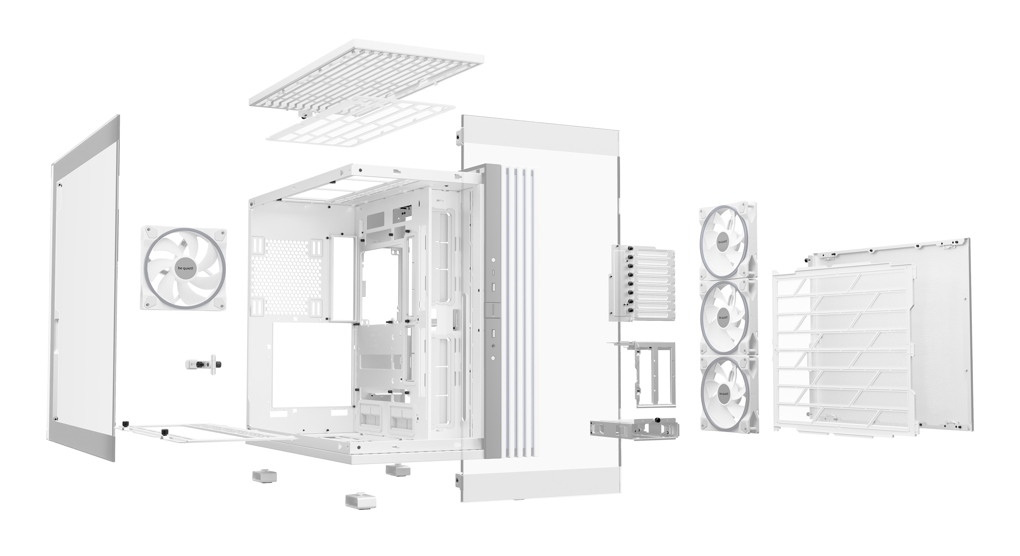 Gabinete Gamer be quiet! LIGHT BASE 900 DX White - Torre - E-ATX/XL-ATX/ATX/M-ATX/Mini-ATX - Panel Lateral - Blanco - BGW70 Gabinete Gamer be quiet! LIGHT BASE 900 DX White - Torre - E-ATX/XL-ATX/ATX/M-ATX/Mini-ATX - Panel Lateral - Blanco - BGW70
