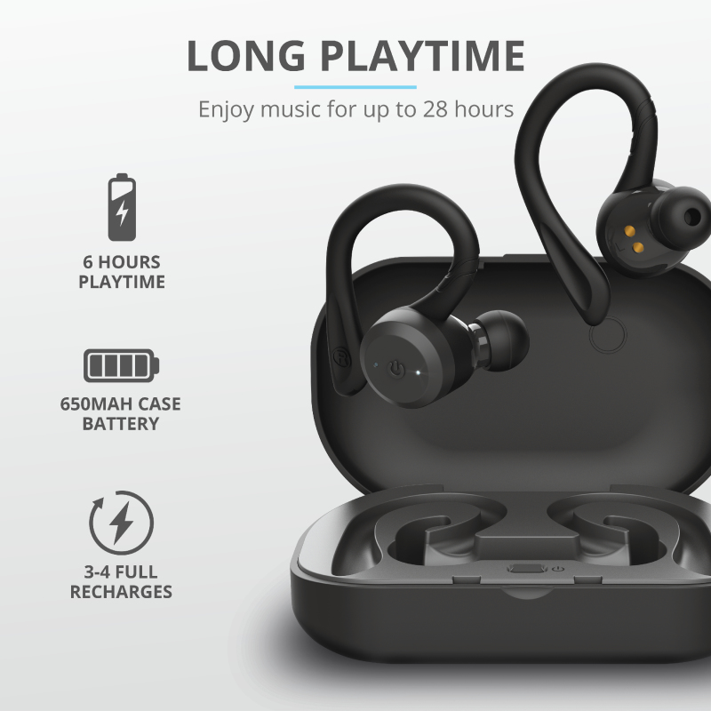 Trust Nika Headset True Wireless Stereo (TWS) In-ear Calls/Music Bluetooth Black – image 3