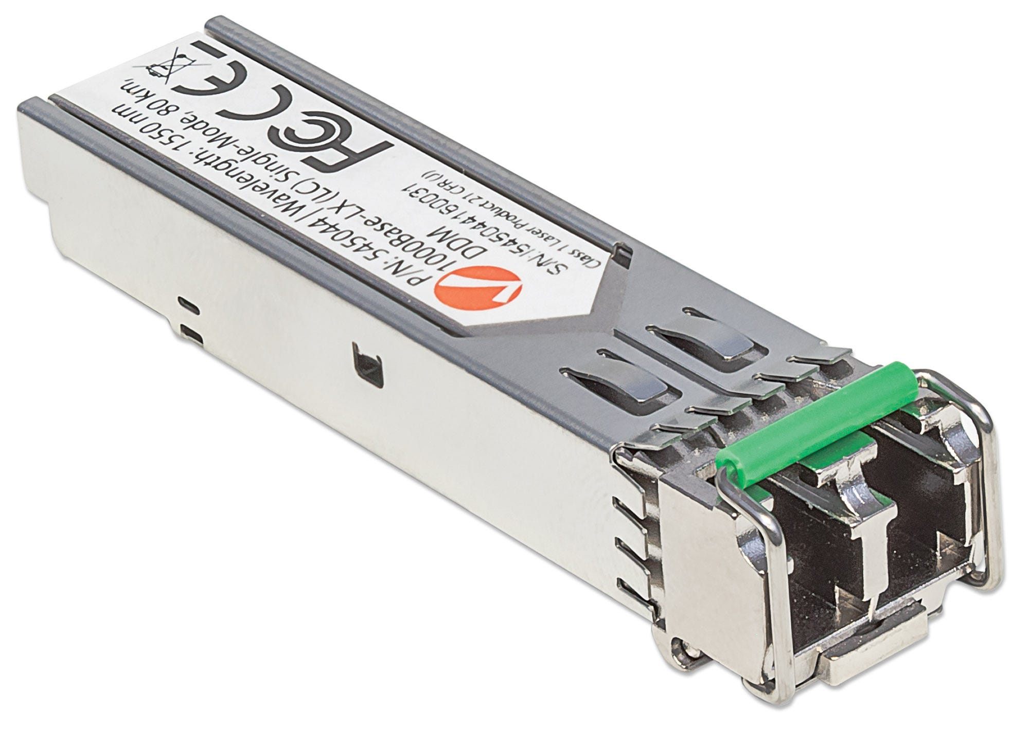 Intellinet Transceiver Module Optical, Gigabit Fiber SFP, 1000Base-Lx (LC) Single-Mode Port, 80km, Wavelength 1550nm, MSA Compliant, Equivalent to Cisco GLC-ZX- – image 2
