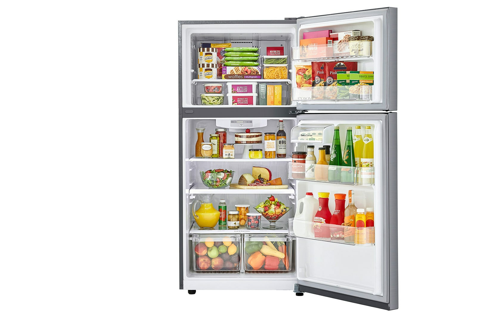 LG LT57BPSX fridge-freezer Freestanding Stainless steel – image 2