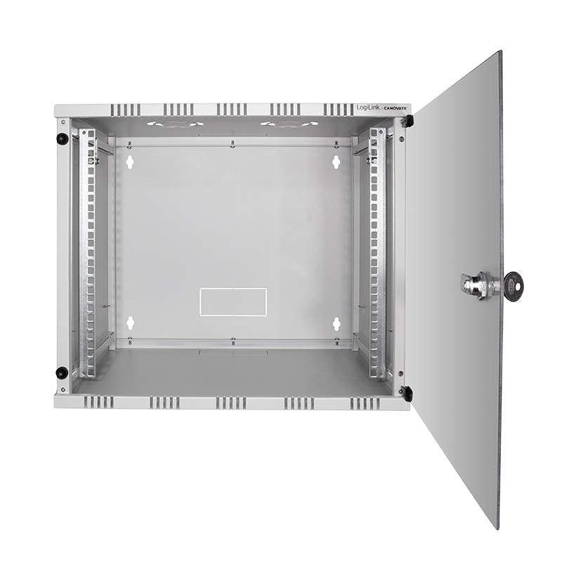 LogiLink W15B54G rack cabinet 15U Wall mounted rack Grey – image 2