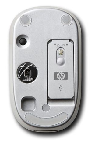 HP White Wireless Laser Mini Mouse – image 6