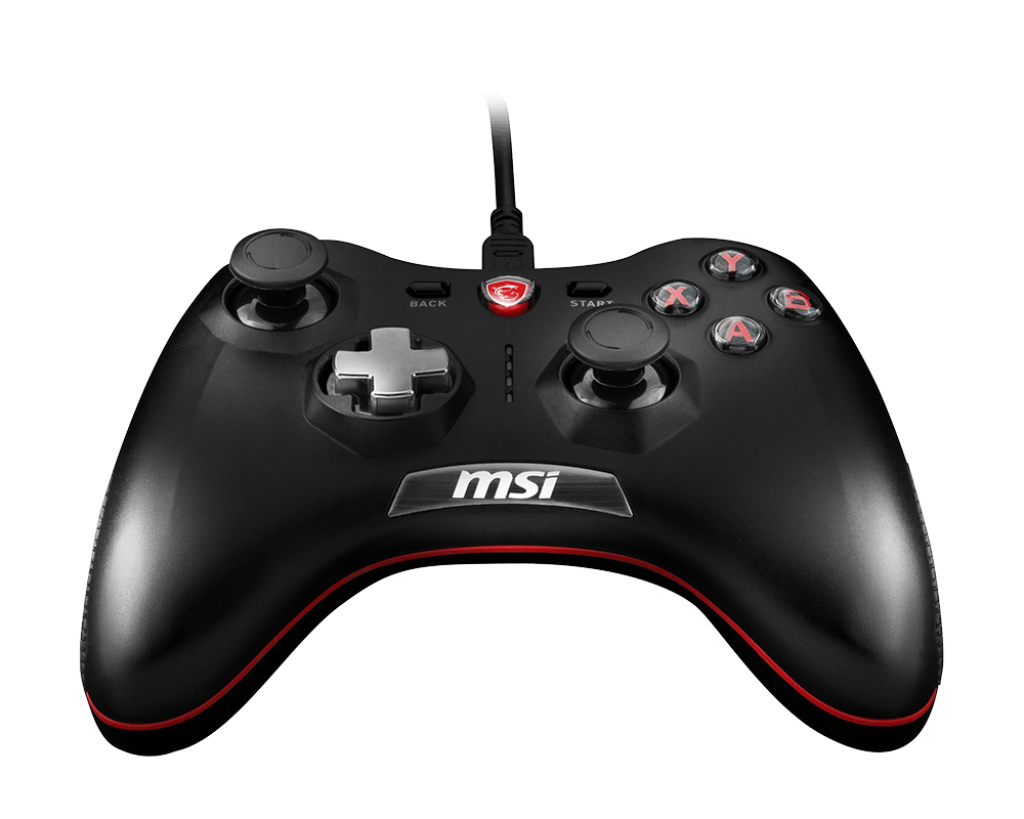 MSI FORCE GC20 Wired Pro Gaming Controller PC and Android 'PC and Android ready, adjustable D-Pad cover, Dual vibration motors, Ergonomic design, detachable cab – image 3