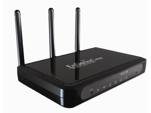 EnGenius ESR-9855 wireless router Black