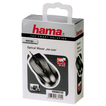 Hama AM-5200 mouse Office Ambidextrous USB Type-A Optical 800 DPI – image 6