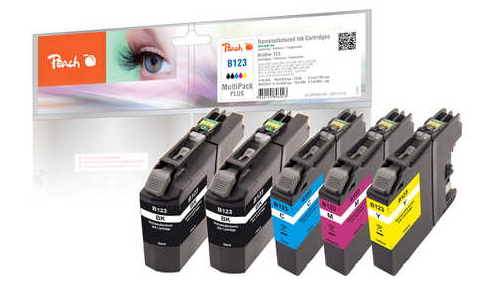 Peach PI500-86 ink cartridge Black, Cyan, Magenta, Yellow