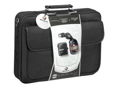 Targus Notebook Case XL + Retractable 4-way Scrolling Mouse + Travel USB 2.0 4-Port Hub