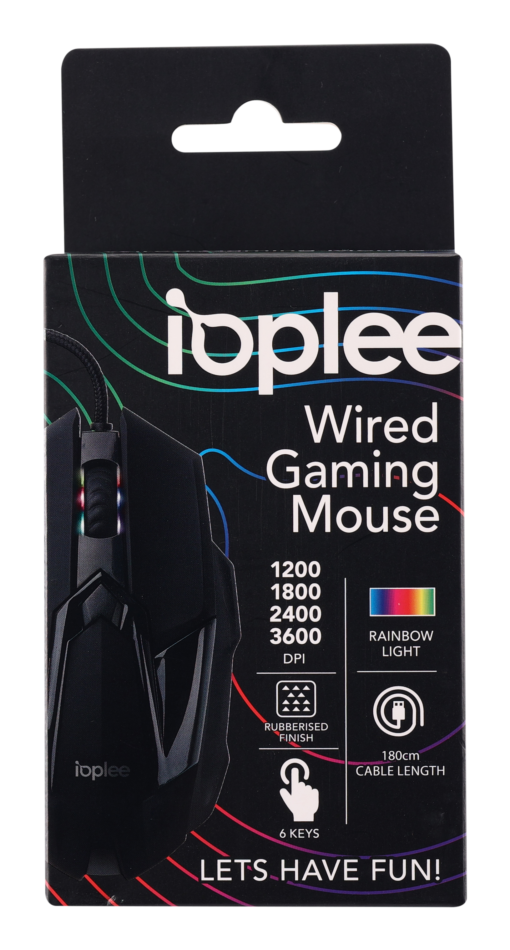 IOPLEE 353G mouse Gaming Ambidextrous USB Type-A 3600 DPI – image 4