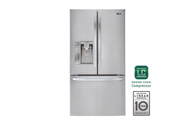 LG LFXS32766S side-by-side refrigerator Built-in