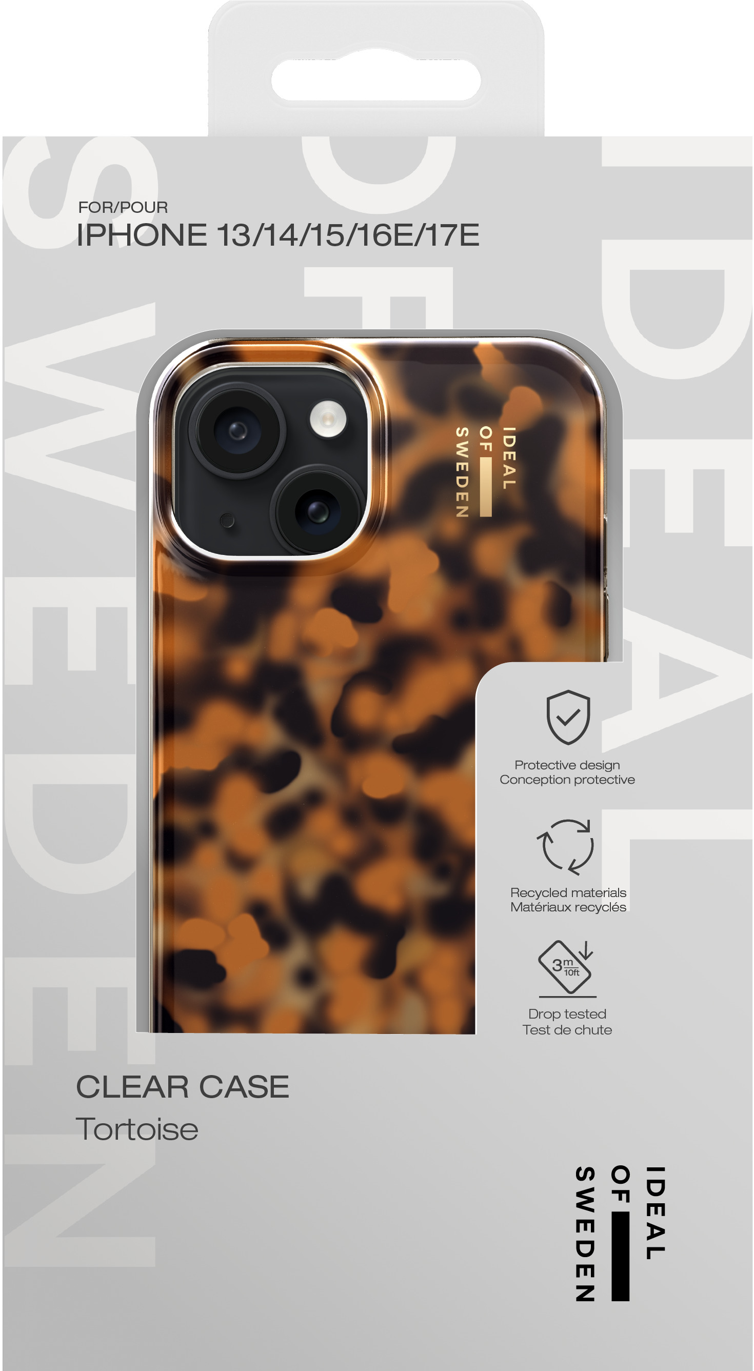 iDeal of Sweden Clear Case iPhone 13 / 14 / 15 / 16e / 17e Tortoise – image 4
