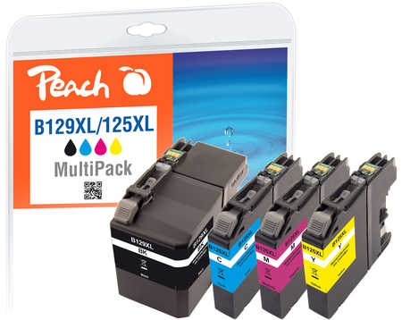 Peach PI500-167 ink cartridge 4 pc(s) Compatible Extra (Super) High Yield Black, Cyan, Magenta, Yellow