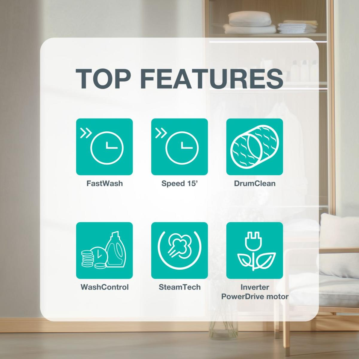 Gorenje W52G2PS74AP2 washing machine Front-load – image 3