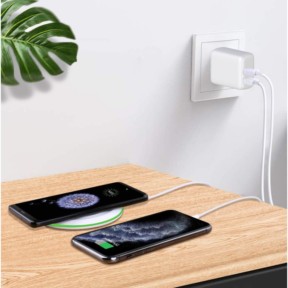 Techly IPW-USB-2C35W mobile device charger Laptop, Smartphone, Tablet White AC Fast charging Indoor – image 3