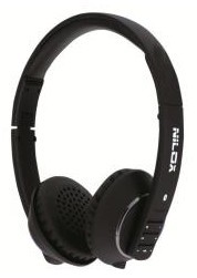 Nilox J27-BLUE Headset Wireless Head-band Bluetooth Black – image 1