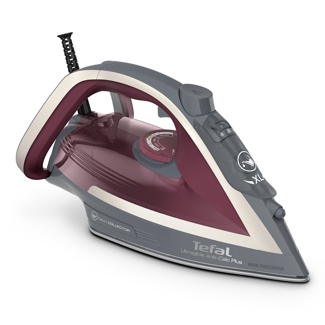 Tefal Ultraglide+ FV5872 Anti-Scale Steam Iron - Purple & Grey