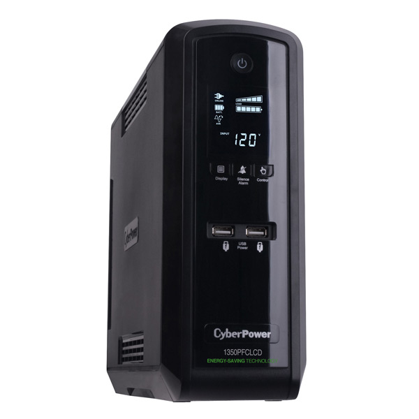 CyberPower CP1350PFCLCD uninterruptible power supply (UPS) Line-Interactive 1.35 kVA – image 1