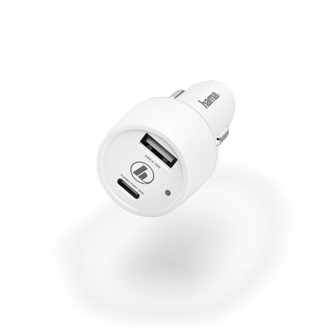 Hama 00183322 mobile device charger Mobile phone, Smartphone White Cigar lighter Fast charging Auto – image 1